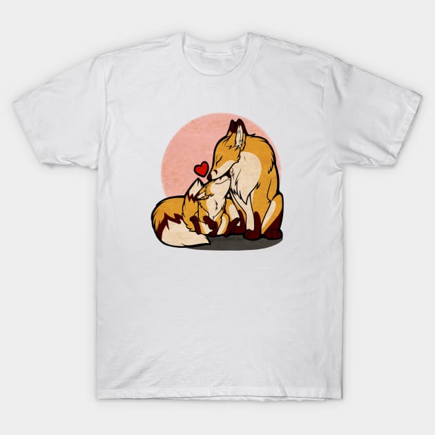 Parental Love - Fox T-Shirt by Temrin